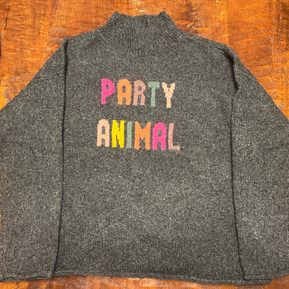 “Party Animal” Lou & Grey Cowl Sweater